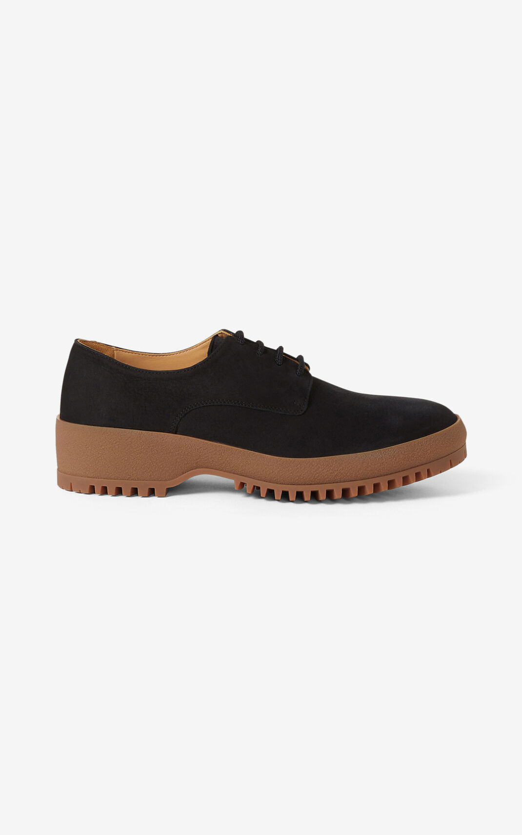 Baskets Kenzo Homme Trek suede Noir AHUKY-1946